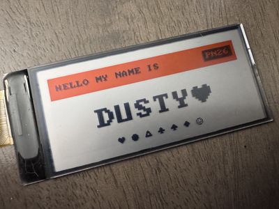 Hello my name is DUSTY
